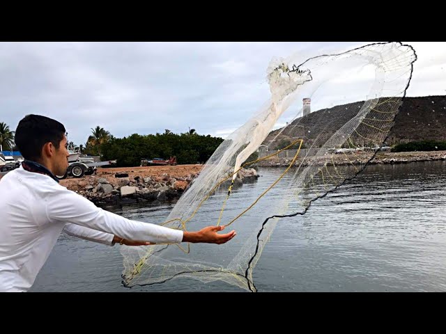 COMO LANZAR LA ATARRAYA ideal para PRINCIPIANTES - Atarraya de PESCA 