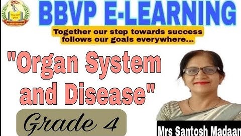 "Organ System and Disease " || Unit-2 || Part-3 || Grade 5 || By Mrs Santosh Madaan