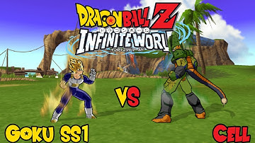 [Requested] Goku SS1 Vs. Cell (Semi-Perfect) (CPU Vs CPU) DBZ - INFINITE WORLD