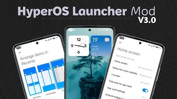 Xiaomi HyperOS Launcher Mod v3.0 | Install Now - Enable iOS Recent Menu