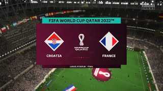 Croatia - France | World Cup Qatar 2022 | PS5