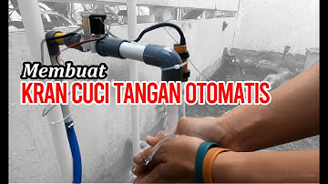 Kran Elektrik Otomatis Untuk Cuci Tangan / berwudhu