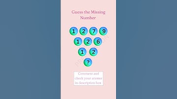 Guess the Missing Number| #maths #exam #puzzle #tiktok #mathpuzzle #quiz #shortsviral #fun #riddles