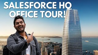 Inside $1.1 Billion Salesforce Headquarters! Salesforce Tower (Office) Tour!