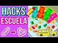 TRUCOS para la ESCUELA con utiles escolares - Como sacar buenas Notas | Pasteles y Pinceles