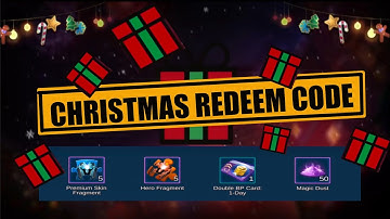 2019 Chritsmas Gift FREE Redeem Code (How to Redeem) - Mobile Legend Bang Bang