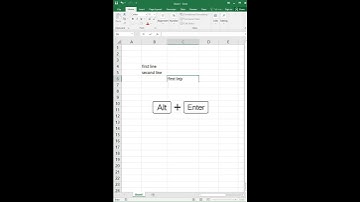 Multiple Lines in One Cell in MS Excel
