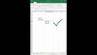 Multiple Lines in One Cell in MS Excel screenshot 5