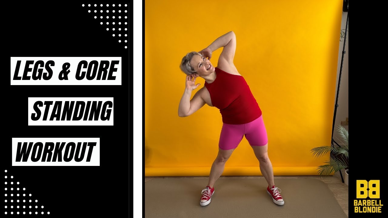 Get Up Easier: Standing Core & Leg Workout for Everyday Strength - YouTube