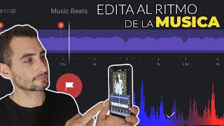 📛COMO EDITAR un video AL RITMO de la MUSICA desde el MOVIL screenshot 5