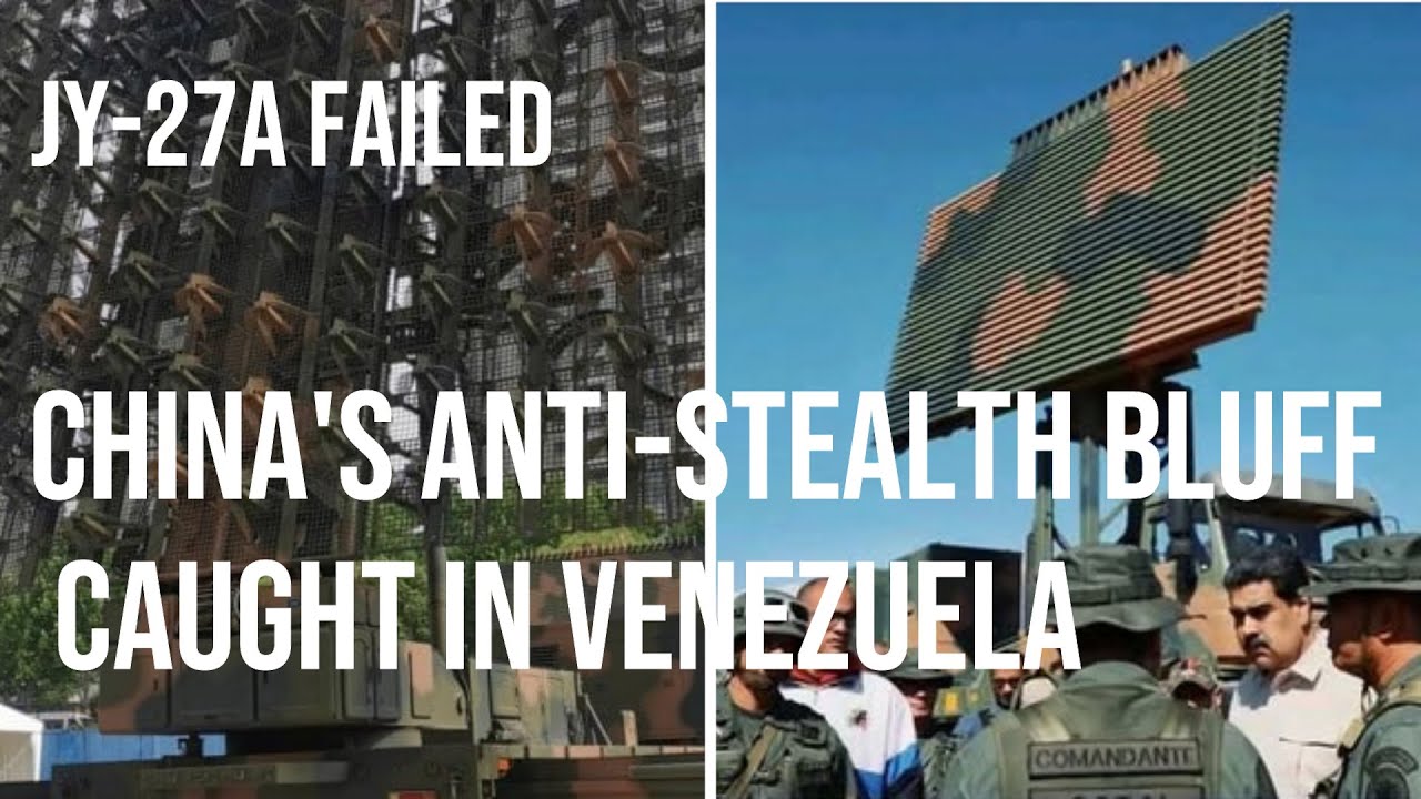 Китайская антистелс-стратегия была разоблачена в Венесуэле, когда самолеты JY-27A, JYL-1 и FK-3 н...