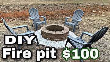 DIY Fire Pit for $100 | Affordable and Easy! Great Family Outdoor Fire Pit!