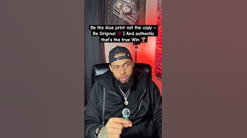 Be the blue print not the copy Be Original 💯 | And authentic that’s the true Win 🏆