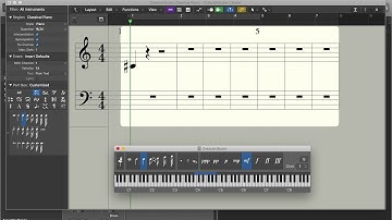 Edición de Partituras en Logic Pro