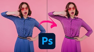Photoshop how to select one color and change color