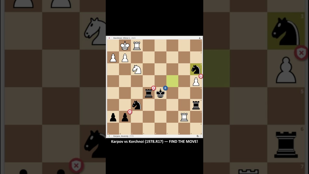 Korchnoi vs Karpov — World Championship 29th (1978, Game 17) — Endgame Conversion | Chess Kings