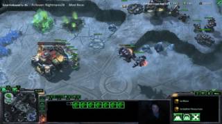Starcraft 2: LOTV - TVT - Tank/Raven/Viking/Liberator (TRVL) Composition vs Bio (MMM)