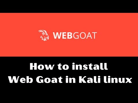 How to install Web Goat in Kali Linux || Dr AnonyMous ||