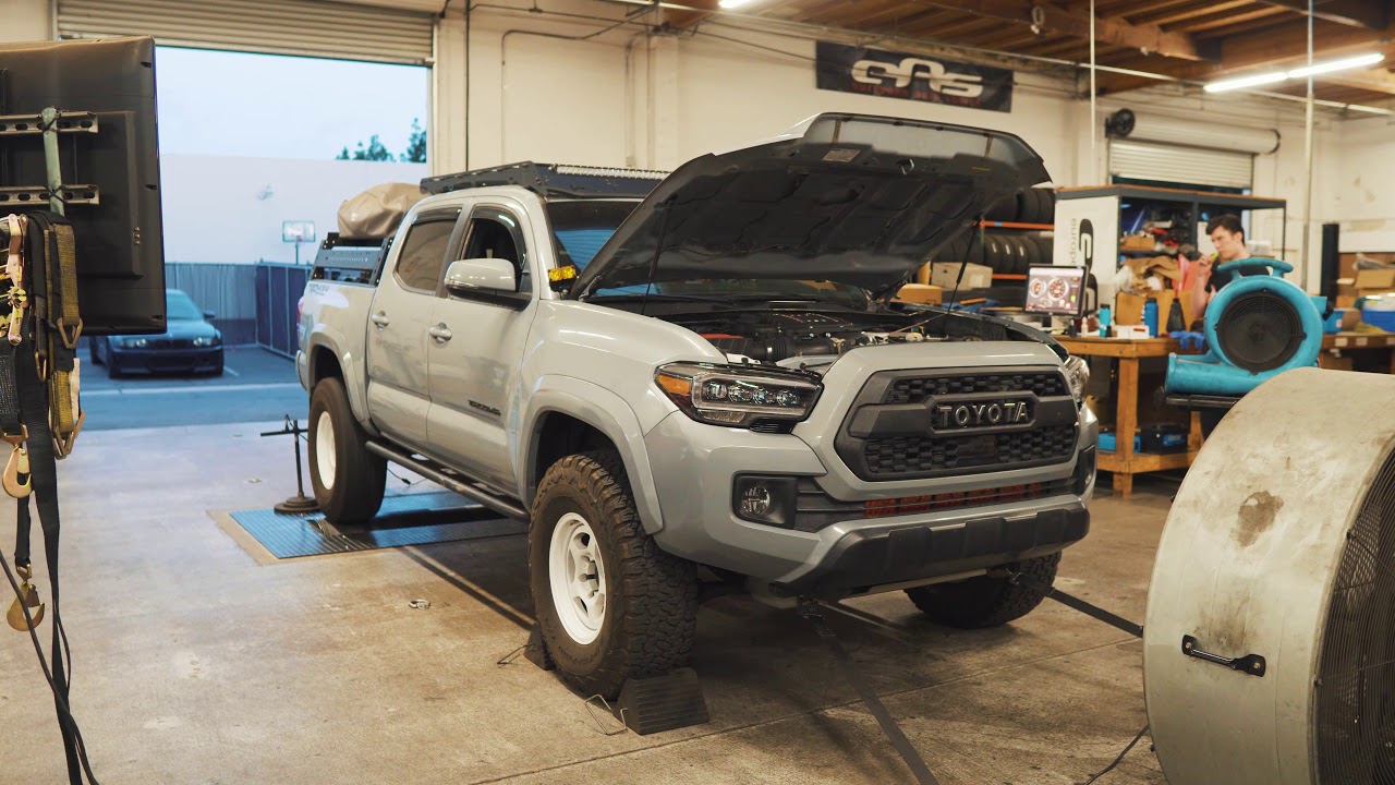 Toyota Tacoma Magnuson Supercharger Dyno - 2GR FKS V6 - YouTube