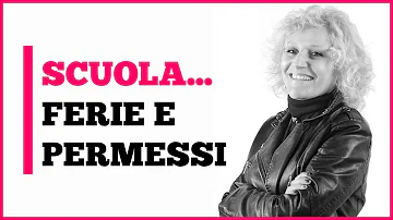 Quanti giorni di ferie spettano ai docenti a tempo indeterminato?