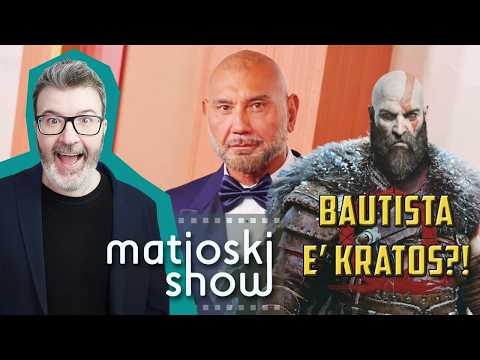 Video SVELATO IL NUOVO KRATOS! Dave Bautista è Kratos nella serie di God of War?! - Matioski Show