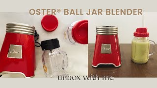 Sports Performance Unboxing Oster® Ball Jar Blender | Aesthetic & Silent Vlog