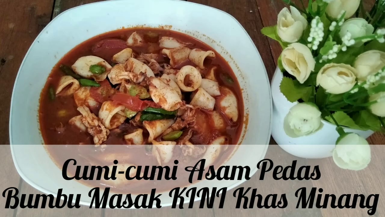 CUMI-CUMI ASAM PEDAS (ANTI RIBET, BISA PAKAI UDANG), BUMBU MASAK INSTAN