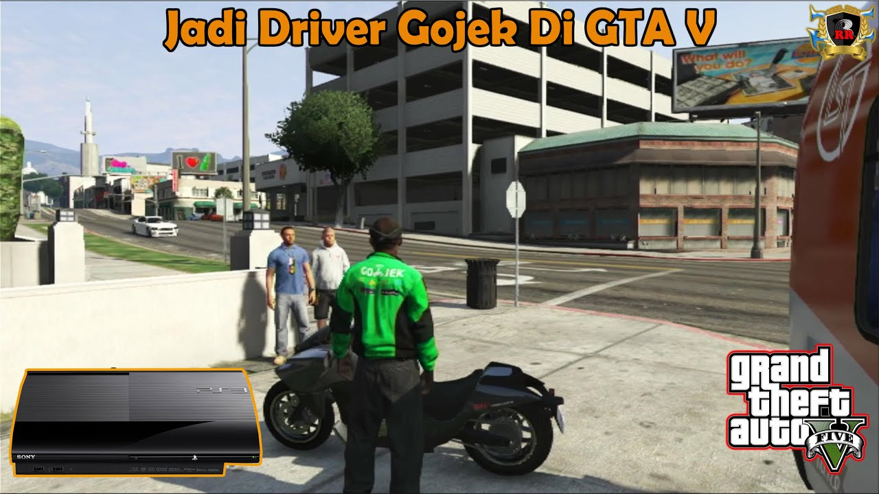 Cara Merubah Karakter GTA V PS3 Menjadi Driver Gojek MOD