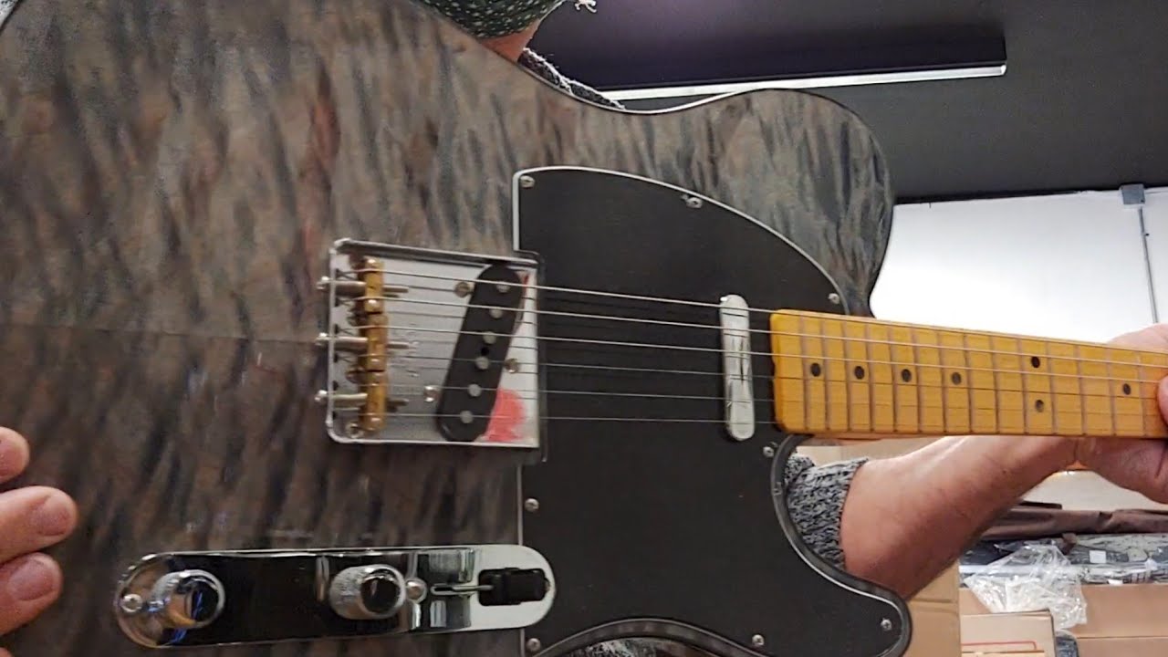 Fender Rarities Telecaster Stealth Demos WOW... what a Beauty