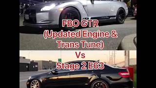 Stage 2 E63M157 Vs FBO GTR