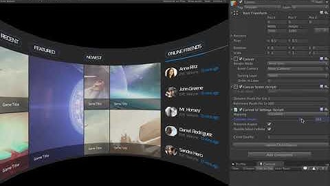 Unity Asset Store Pack - Curved UI - VR Ready Solution To Bend (Download link below)