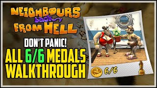 Neighbours Back From Hell - Don't Panic! - All Medals 100% Walkthrough