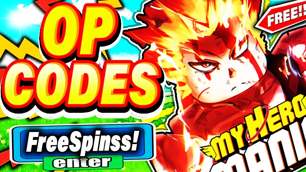 ALL NEW *LEGENDARY SPINS* CODES in MY HERO MANIA CODES! (Roblox My Hero  Mania Codes) 