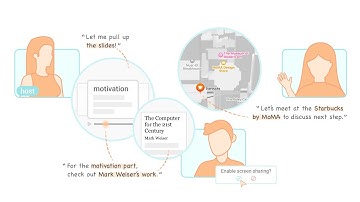 CrossTalk: Intelligent Substrates for Language-Oriented Interaction in Videoconferences