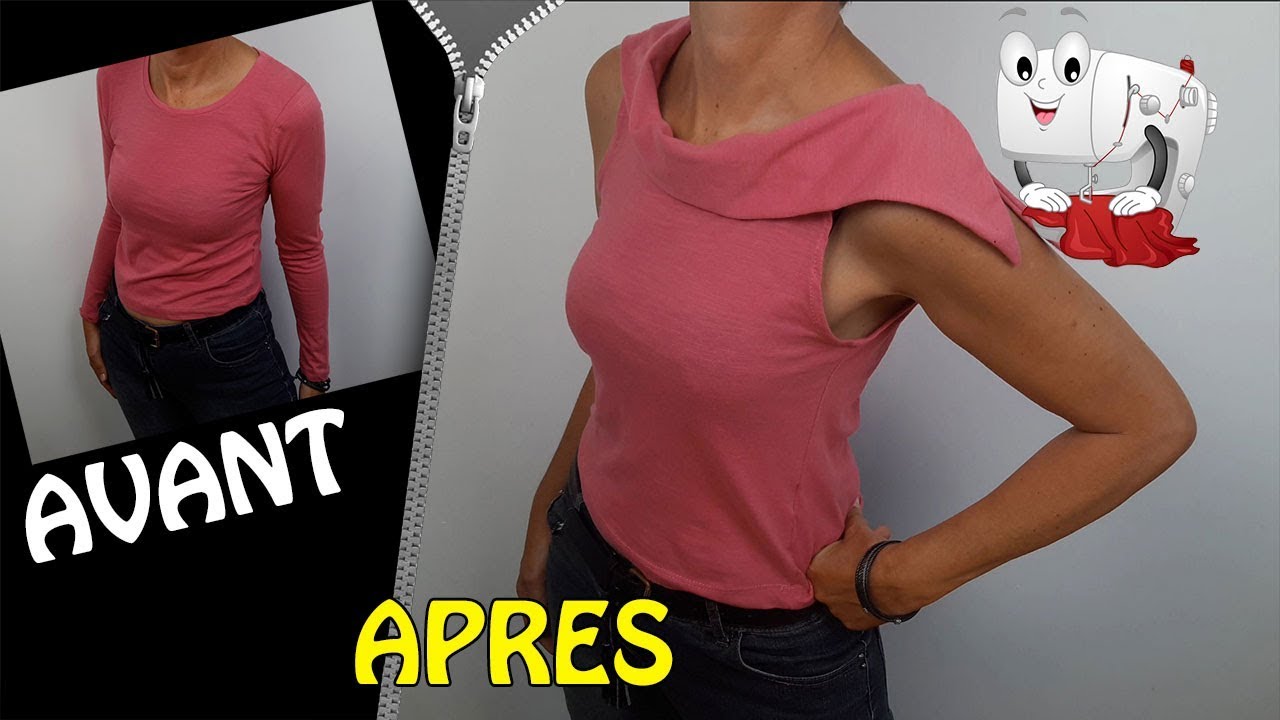 Un simple t-shirt peut suffire à créer un modèle sans aucun accessoire - YouTube