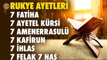7 Fatiha 7 Ayetel Kürsi 7 Amenerrasulü 7 Kafirun 7 İhlas 7 Felak 7 Nas Rukye | Bünyamin Atasever