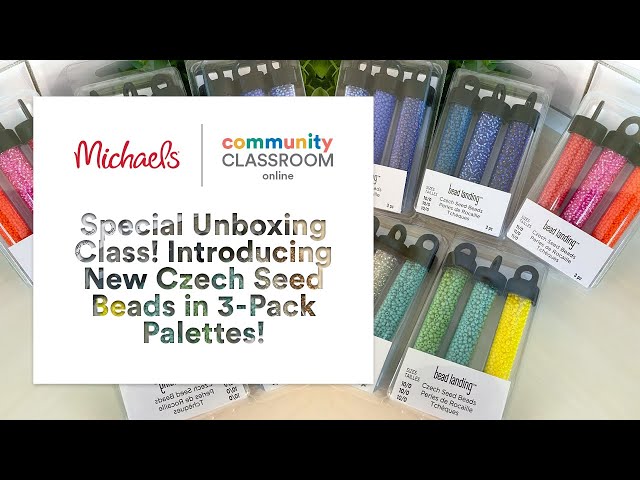 Glass seed 2024 beads michaels