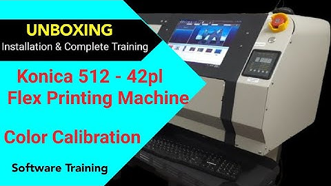 Konica 512 Flex Printing Machine | Solvent Printing Machine #konicaflexmachine #flexmachine