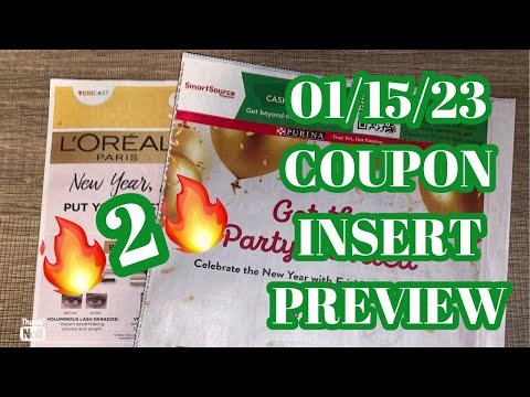 What coupons are we getting? 01/15/23 Coupon Insert Preview {2 Inserts}