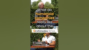 Humanoid Companies Are Excited About This Drive #archimedesdrive #humanoids