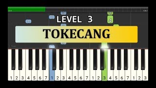 tokecang - nada piano tutorial grade 3 - lagu tradisional daerah / nusantara