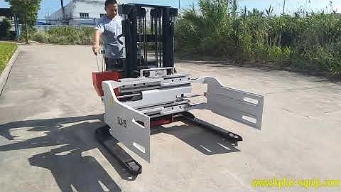 Kplus stacker with bale clamp