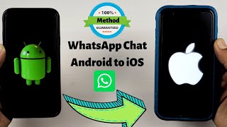 Transfer whatsapp from android to iPhone | How to backup & restore whatsapp chats to a new iPhone