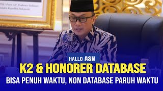 Cek Caranya..! HONORER DATABASE DAN K2 BISA PPPK PENUJ WAKTU, HONORER NON DATABASE PARUJ WAKTU