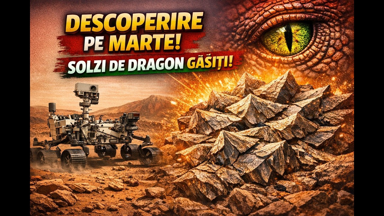 Descoperire fascinantă pe Marte: Curiosity a fotografiat roci asemănătoare cu solzi de dragon.