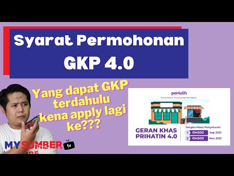 Permohonan GKP 4.0 Bantuan RM1000 Untuk PKS Kini Dibuka. Penerima Sedia Ada Tidak Perlu Mohon Semula