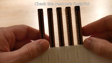 5 Eagle PCB design without schematic, new component - check results