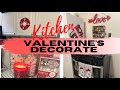 KITCHEN 2021 VALENTINES DECORATE WITH ME / CLEAN AND DECORATE WITH ME / VALENTINES DECOR / SMTV