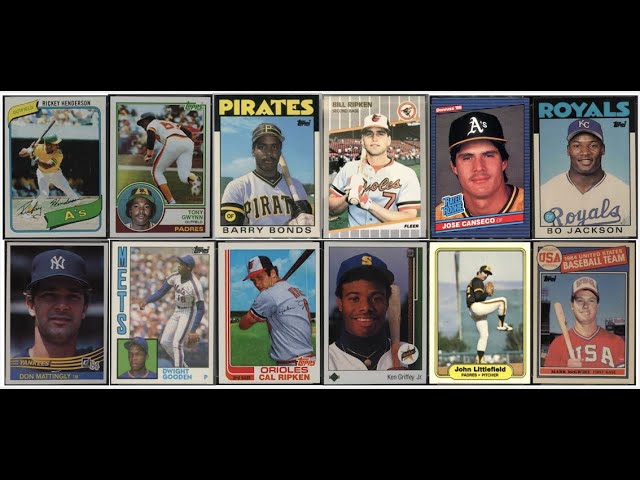 25 Most Valuable 1980s Baseball Cards - Old Sports Cards