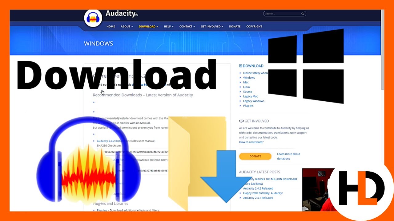how to download audacity for windows 10